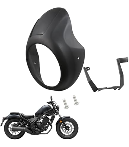 Amazon | LEDISHUN ヘッドライトカウル 適用 レブル250 2018-2023